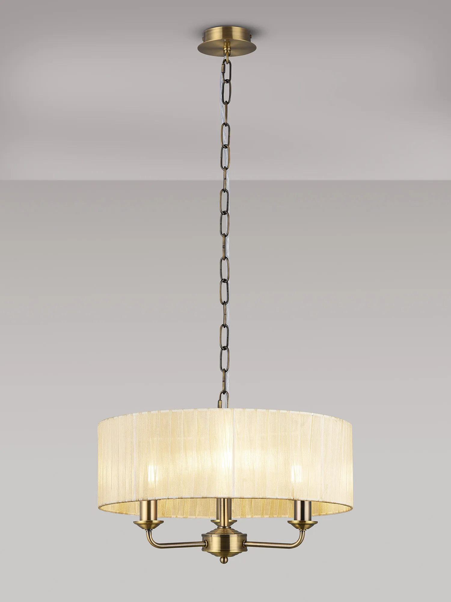Banyan AB CR Ceiling Lights Deco Multi Arm Fittings